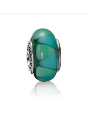 Pandora 790636 Captivating Green Murano Glass Charm